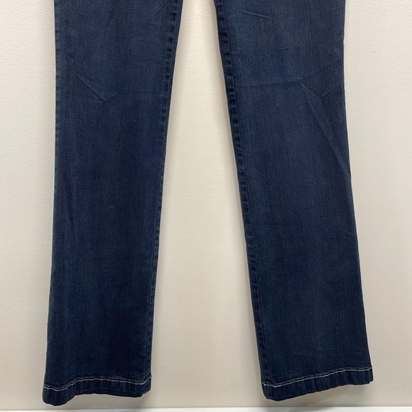 Second Yoga Jeans Mid Rise Straight Leg Dark Wash Stretch Denim 29 - Picture 3 of 16